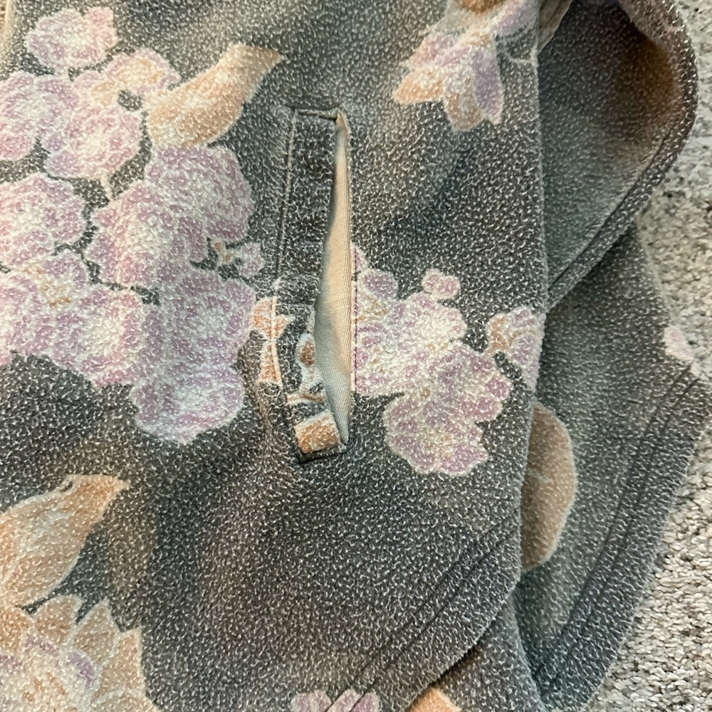 New Free People Printed Ruby Jacket in Charcoal Combo - Picture 12 of 12